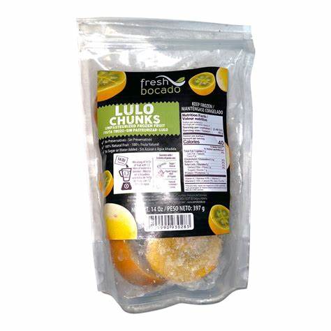 FB Lulo Chunks 397g Fresh Bocado Guava Frozen Pulp Tableta 12/14 oz