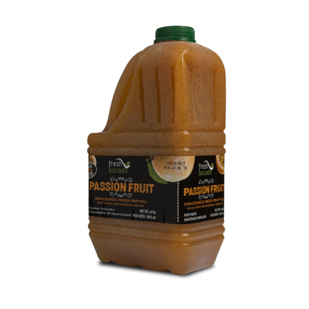 FB Passion Fruit Jar Fresh Bocado Passion Fruit Frozen Pulp Jar 6/64 oz