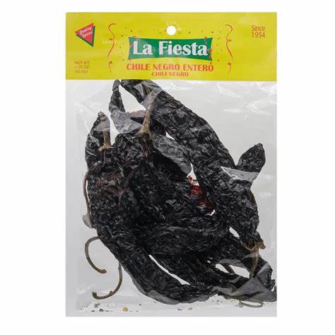 La Fiesta Chile Negro Entero / Negro Chili Pods 2.25Oz