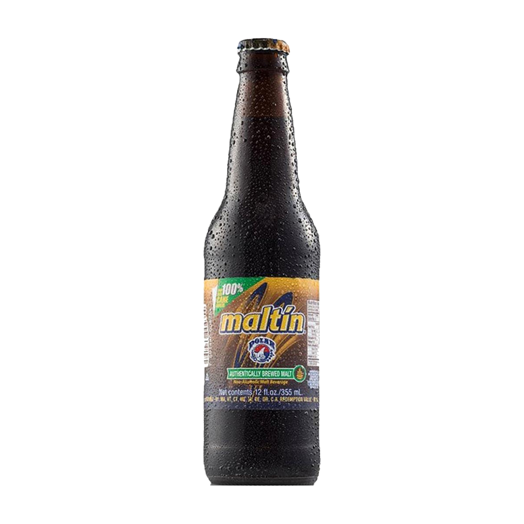 Maltin Polar Soda 12 Oz Glass