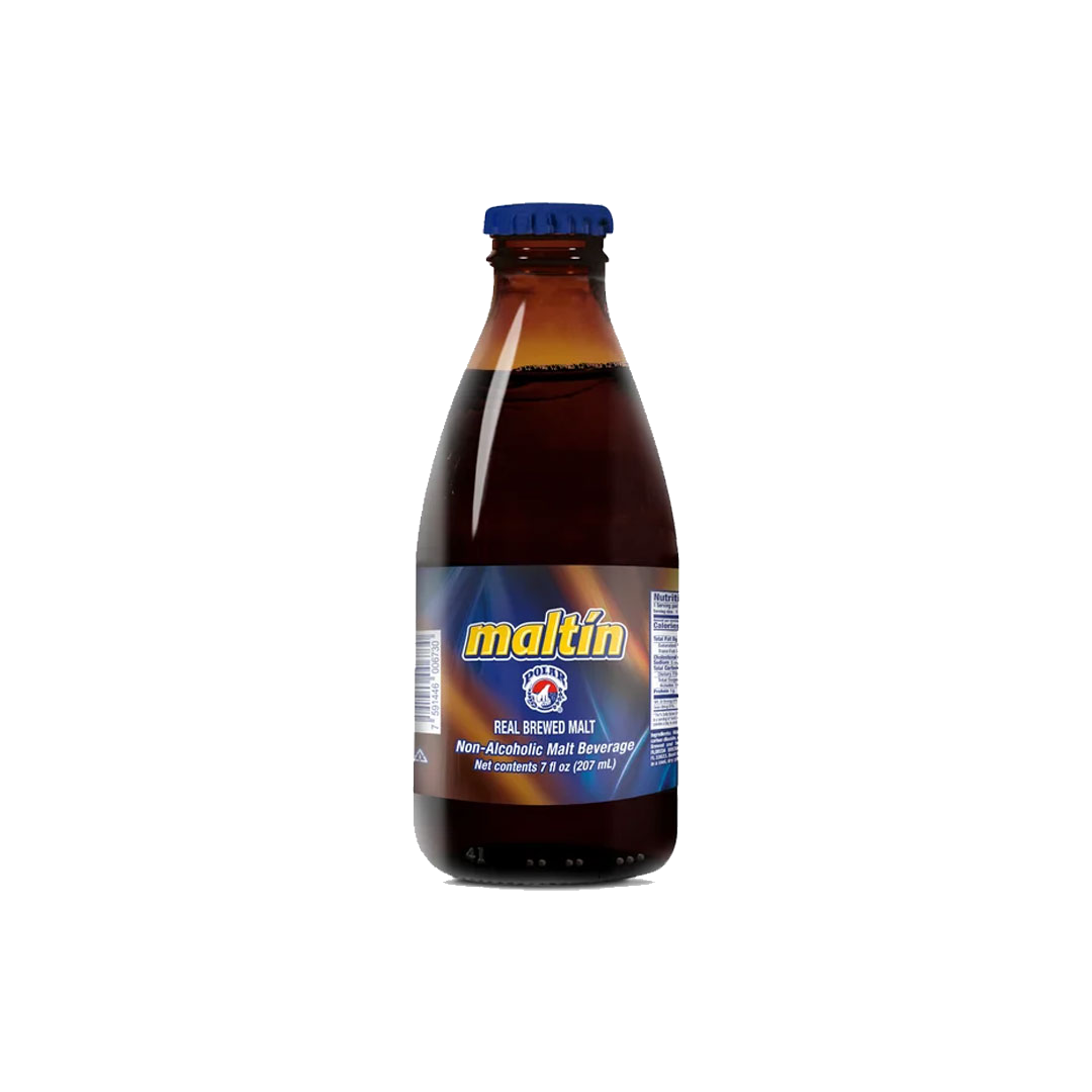 Maltin Polar Soda 7 Oz Glass