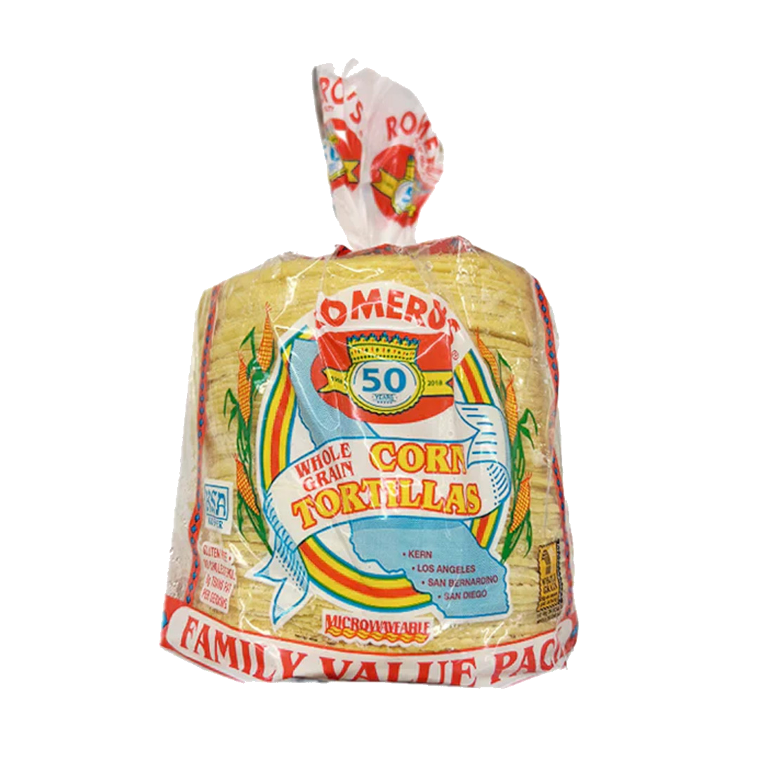 Romero's Yellow Corn Tortillas 70ct Romero's Yellow Corn Tortillas 6" 70 ct/58 oz