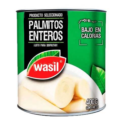 Wasil Palmito Entero 14.1 Oz / 400 Gr